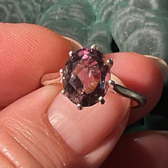 Pyrope Garnet .925 Silver Ring 7 - Picture 2 of 7
